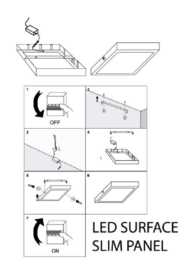 den panel op tran noi vuong npl126s